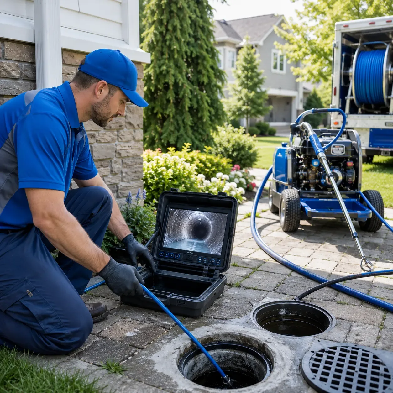 Outdoor drain cleaning professionals serving Rembrandt, IA